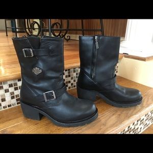 Harley Davidson motorcycle boots